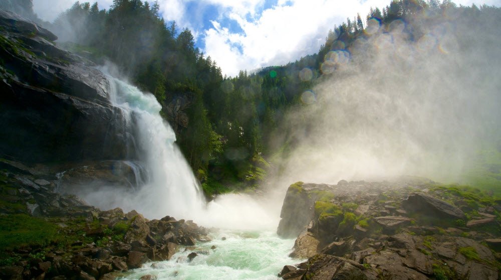 Krimml Waterfalls, Salzburg State, Austria